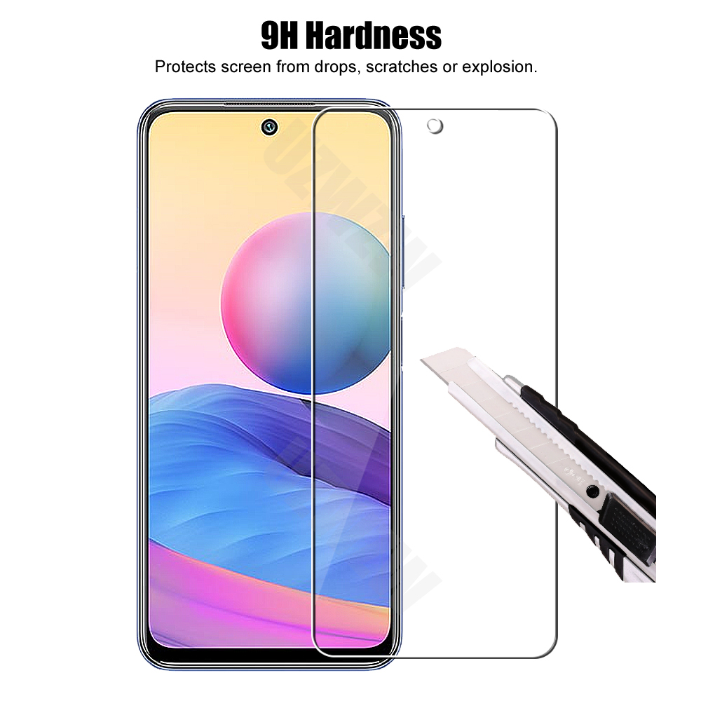 For Xiaomi Redmi Note 10 (5g) Camera Lens Film and Phone Protective Tempered Glass Screen Protector