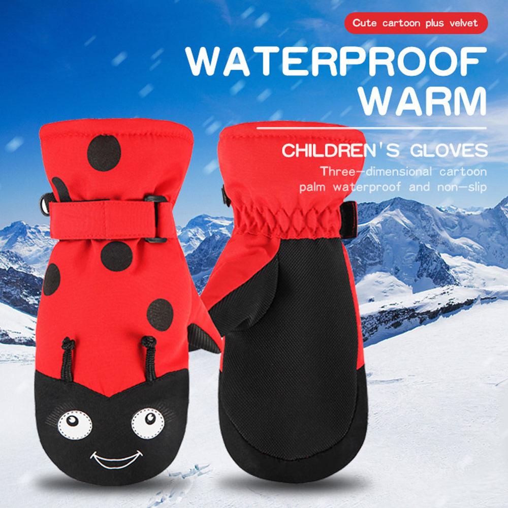 Gants De Ski Pour Garçons - Imperméables Et Chauds - Pour Sports D'hiver Et Extérieur