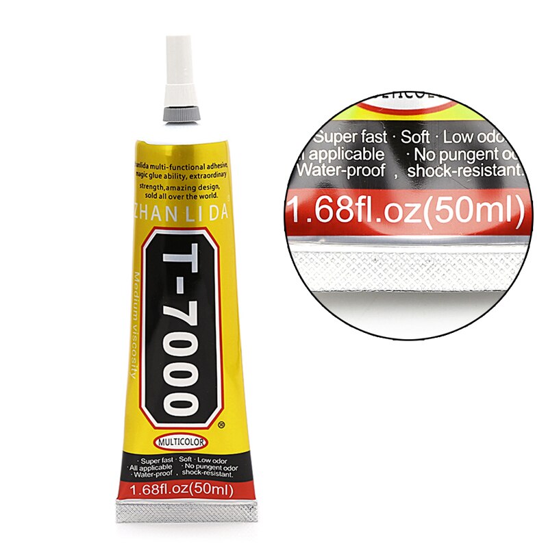 Colle Super adhésive en résine époxy, mastic pour réparation de cadre de fissure, 50ml, T-7000