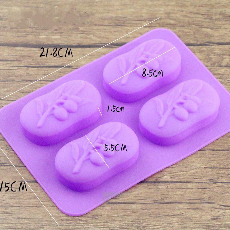 Tree Shape Soap Mold Form Handmade Soap Making Molds Silicone Soap Mould Form Sugarcraft Cake Chocolate Decorating Tools