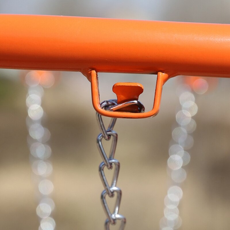 TopSport Iron Chain Basketball Net Outdoor 12 Loops Standard Heavy Duty Basketball Goal Replacement Net