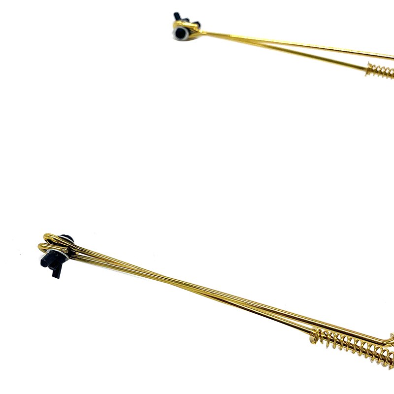 Professionele Harmonica Hals Holder Verstelbare Geschikt 24 Hole Rack Mount Stand Goud