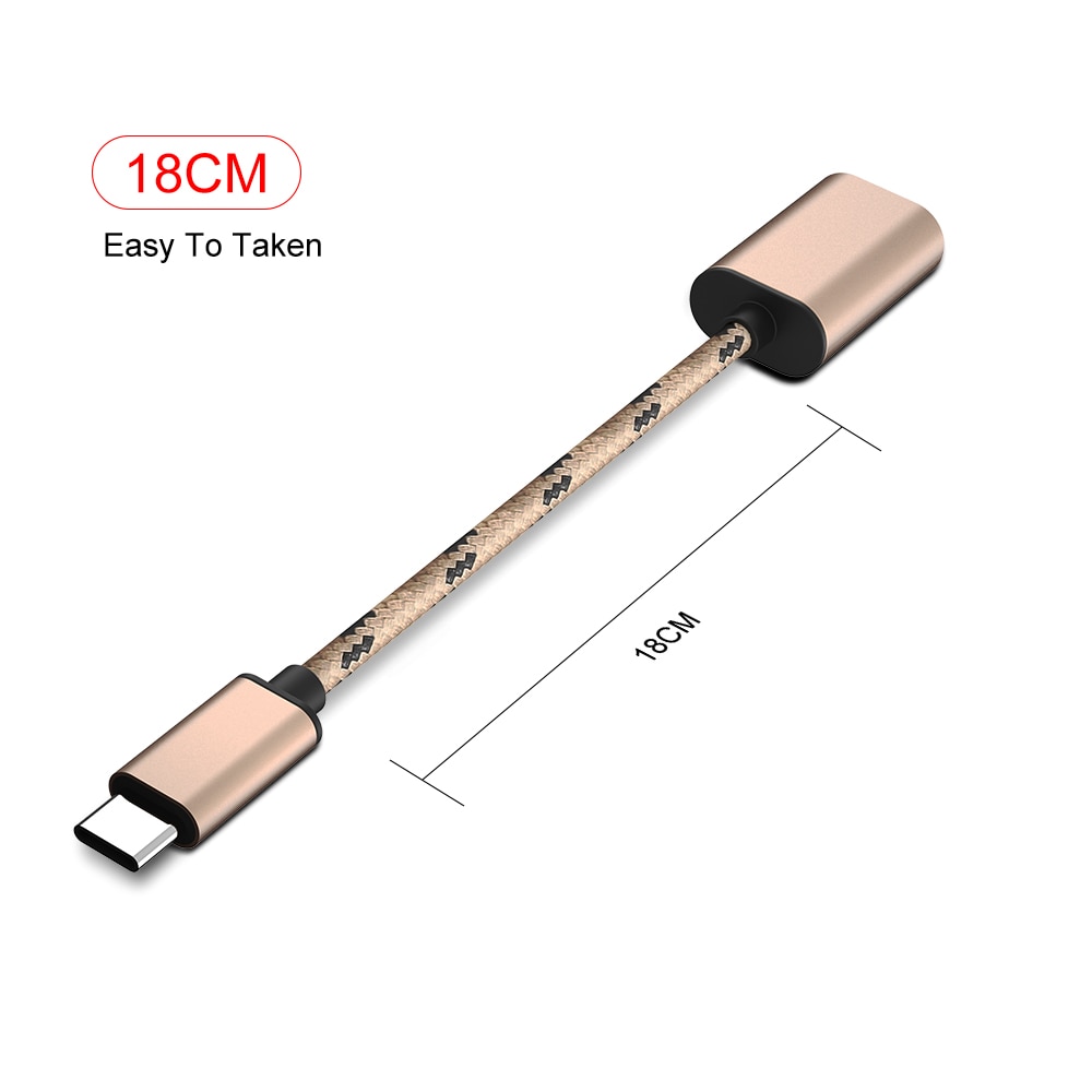 FLOVEME Typ C OTG Adapter Ladegerät Männlichen USB Kabel Zu Langlebig Weibliche USB Adapter Für Samsung S8 Xiaomi Nexus 5X6 P USB 2.0 Kabel