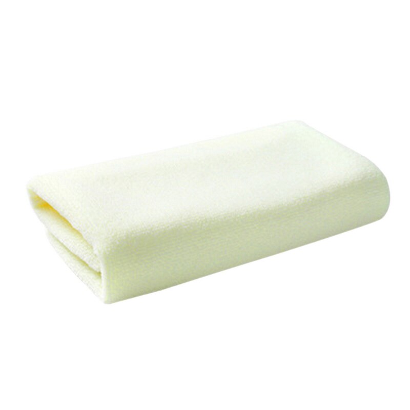 4 Colors High Absorbent Face Towel Thick Cotton Solid Bath Towel Beach Towel For Adults Quick Dry Soft: E-yellow