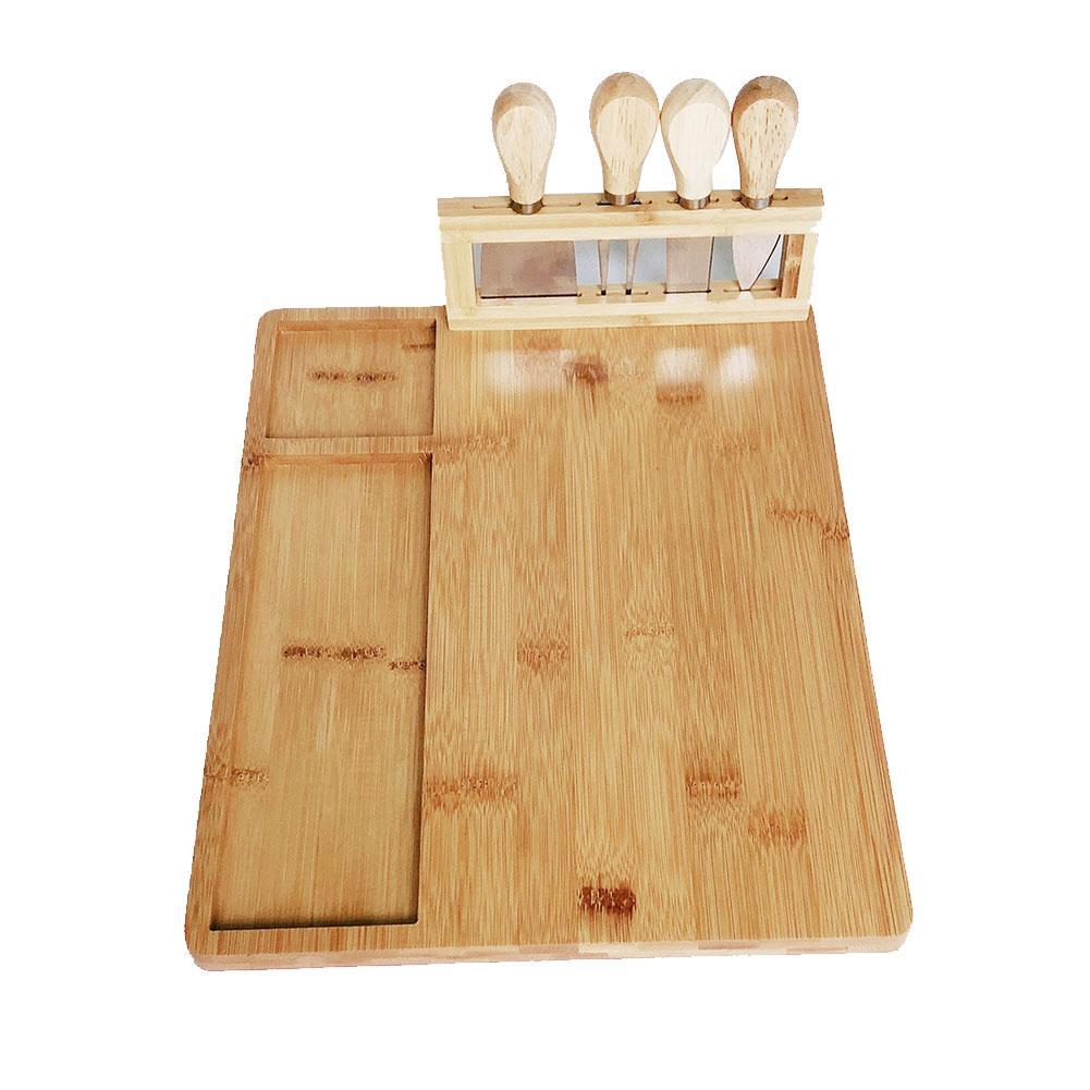 Bambus Käse Bord Holz Käse Bretter 1Pc X3Q8