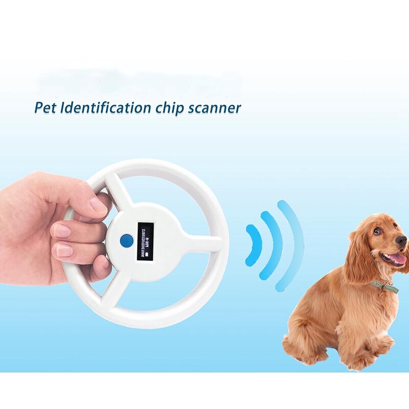 Digital Animal Pet Microchip ID Reader ISO Chip Transponder 134.2 Khz Portable OLED Pet Dog Cat Pet Microchip Scanner