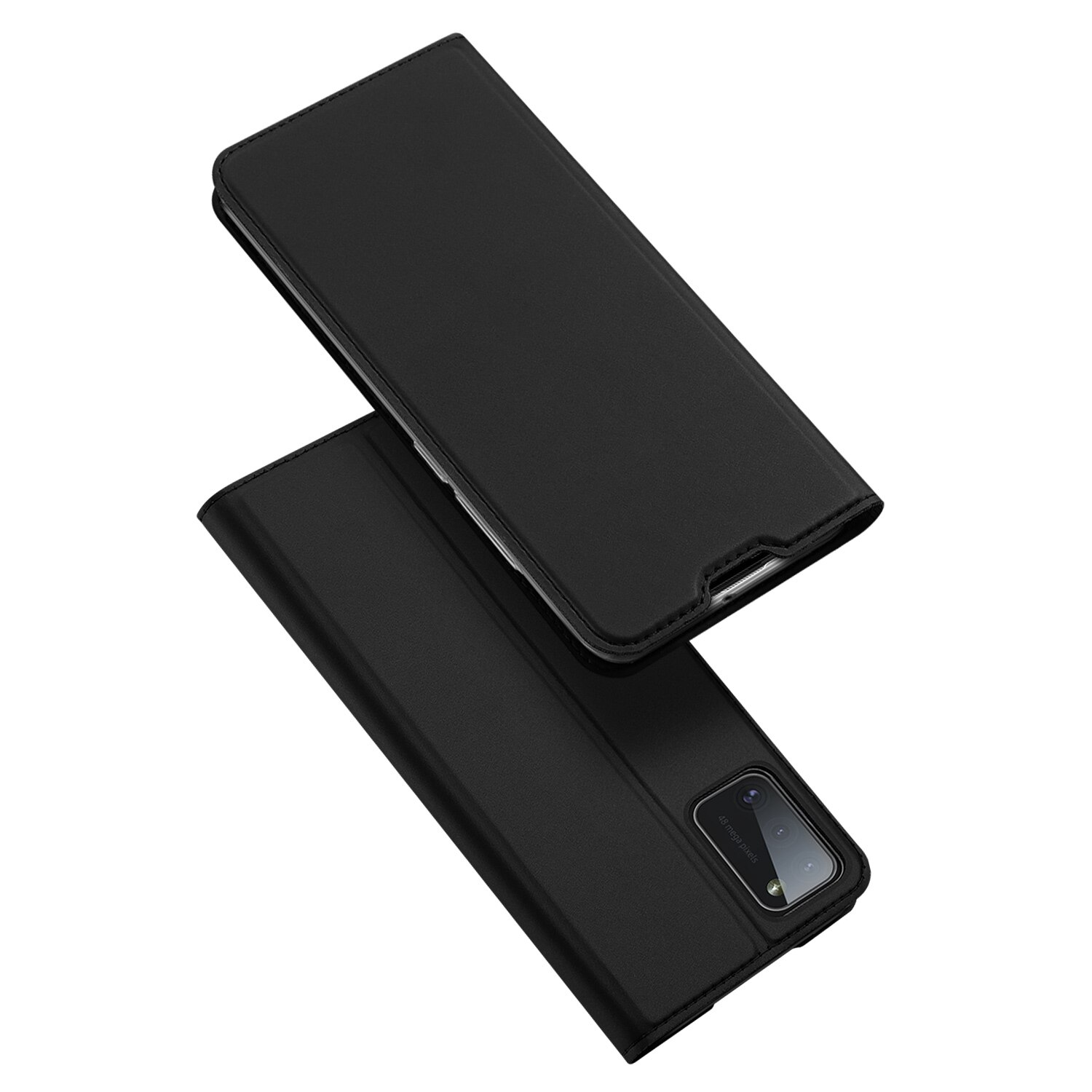 DUX DUCIS Della Pelle Pro Series Caso di Vibrazione Del Raccoglitore Cassa del Cuoio di Affari per Samsung Galaxy A41 A415F Della Copertura con la Fessura Per Carta accessori: Black