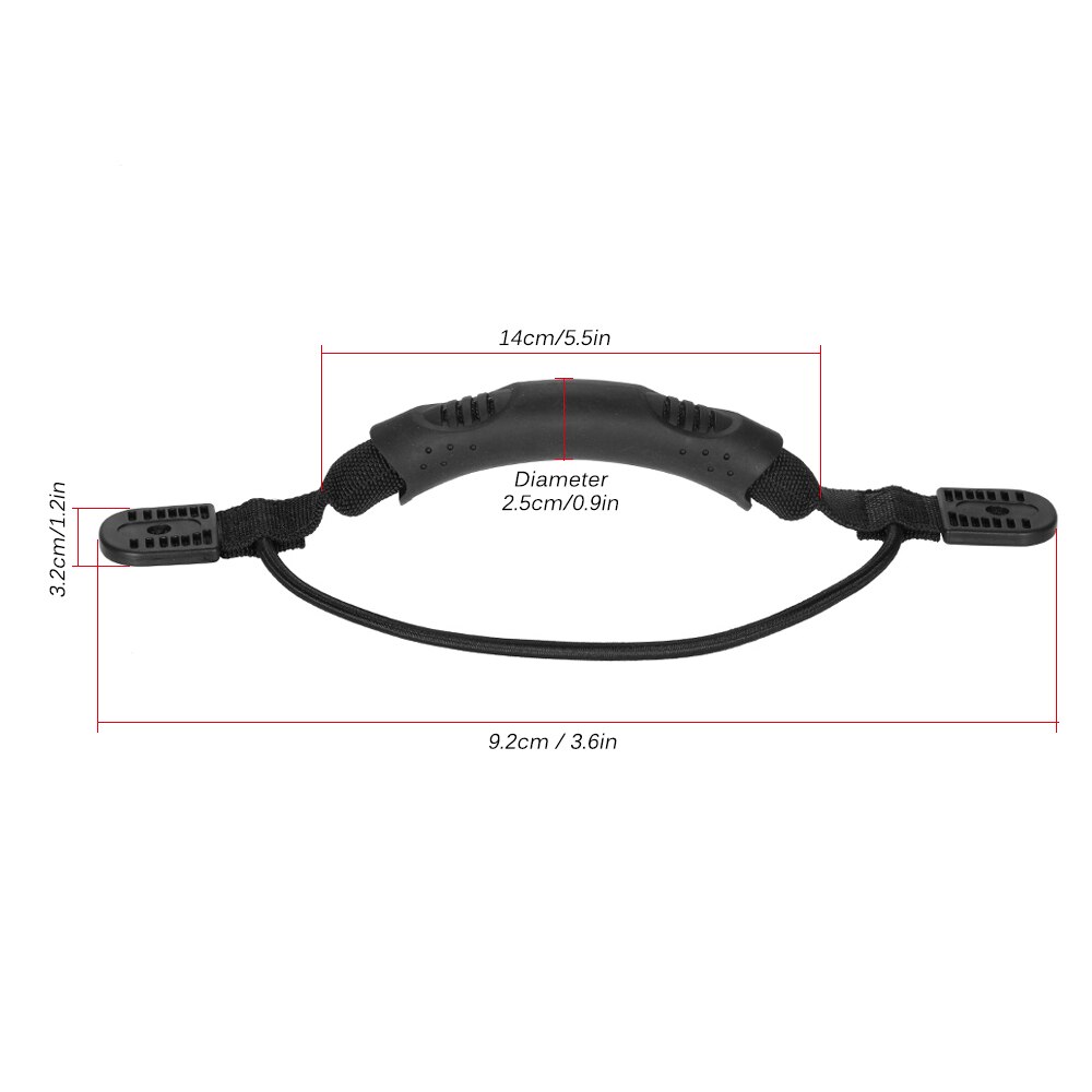 Nylon handgrepen paddle park bungee hardware j-haken voor paddleboard opblaasbare roeiboot visboot kajak accessoires