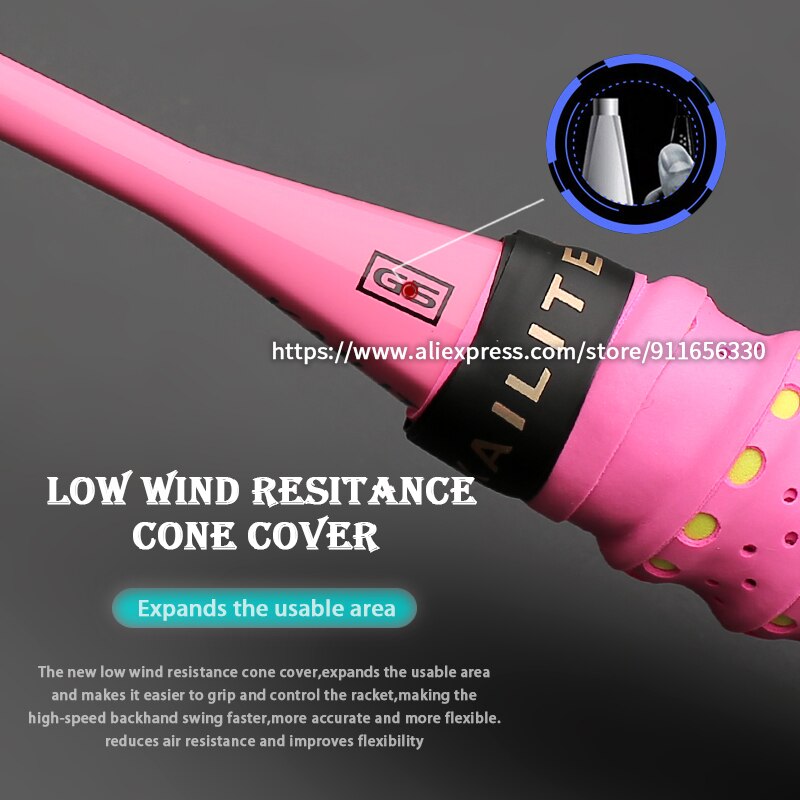 Raquettes de Badminton en Fiber de carbone de Type avec sacs à ficelle, Tension maximale de 32lb, entraînement, raquette de sport de vitesse pour adultes, G5