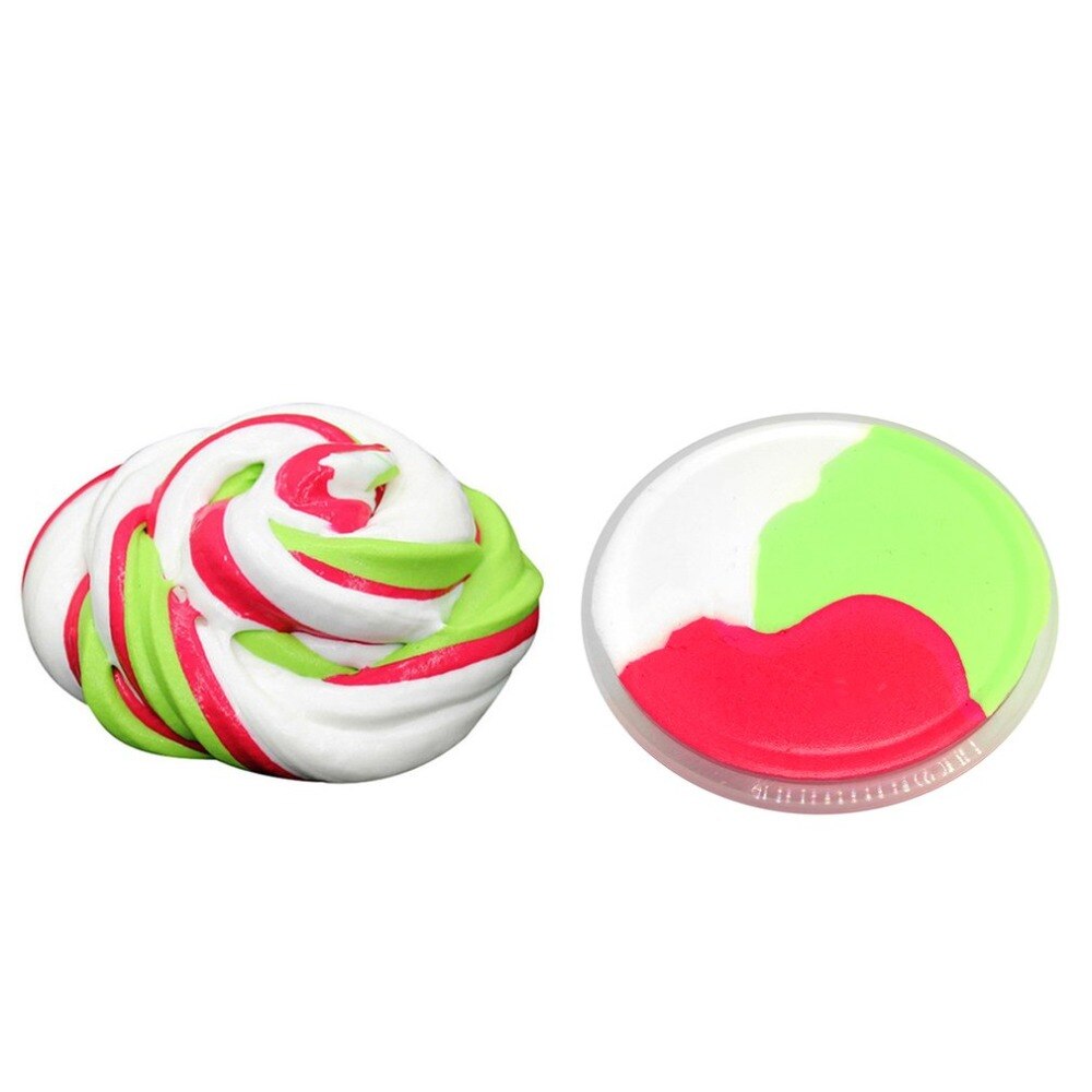 60ml DIY Fluffy Floam Slime Scented No Borax Decompression Kids Toy Stress Relief Sludge Toy Non Toxic Slime for Kids Adults