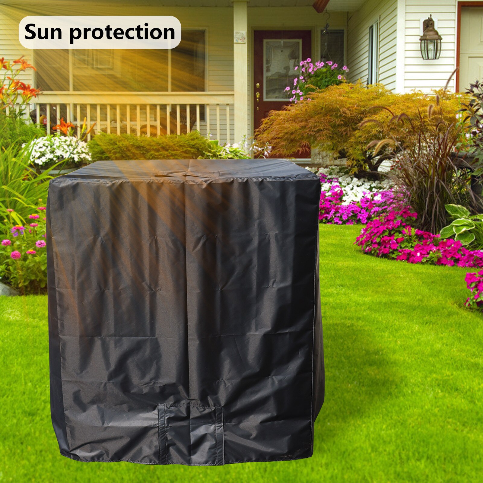 Outdoor Tuin Waterdichte Cover Grote Volume Ibc Regen Water Tank Container Ton Vat Zon Beschermende Folie Dust Covers Kap