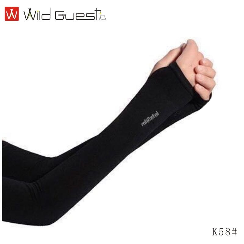 1 Paar Zon Arm Cover Fiets Mouwen Vissen Anti Ultraviolet Mouw Arm Cover Outdoor Rijden Arm Cover: K58