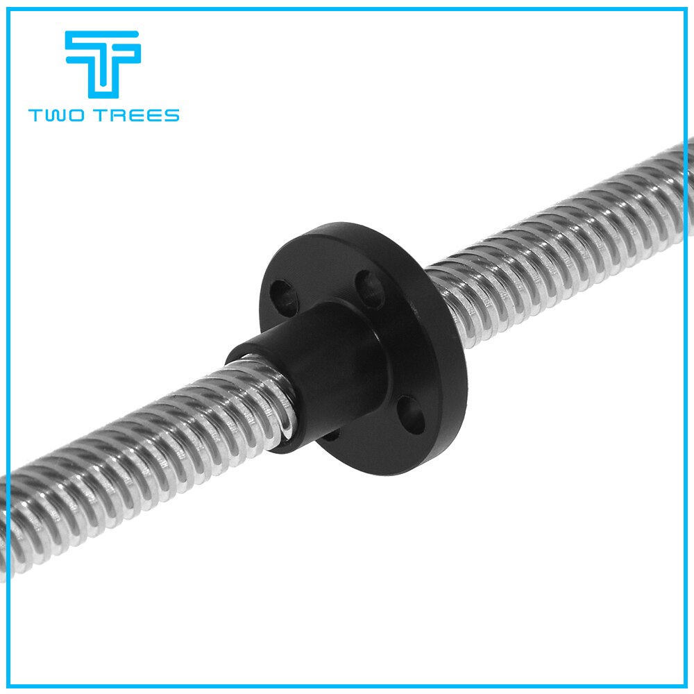 3D Printer Parts Black Nylon Z Axis Trapezoid Motor Screw Nuts T8 Nut Trapezoidal Screw Nut POM Nut Lead 8mm for T8 Lead Screw