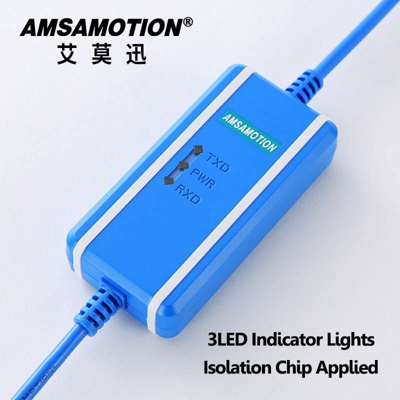 USB-SC09-FX Isolation Programming Cable Suitable For Mitsubishi FX All Series FX2n FX3U FX1N PLC Isolated Adapter