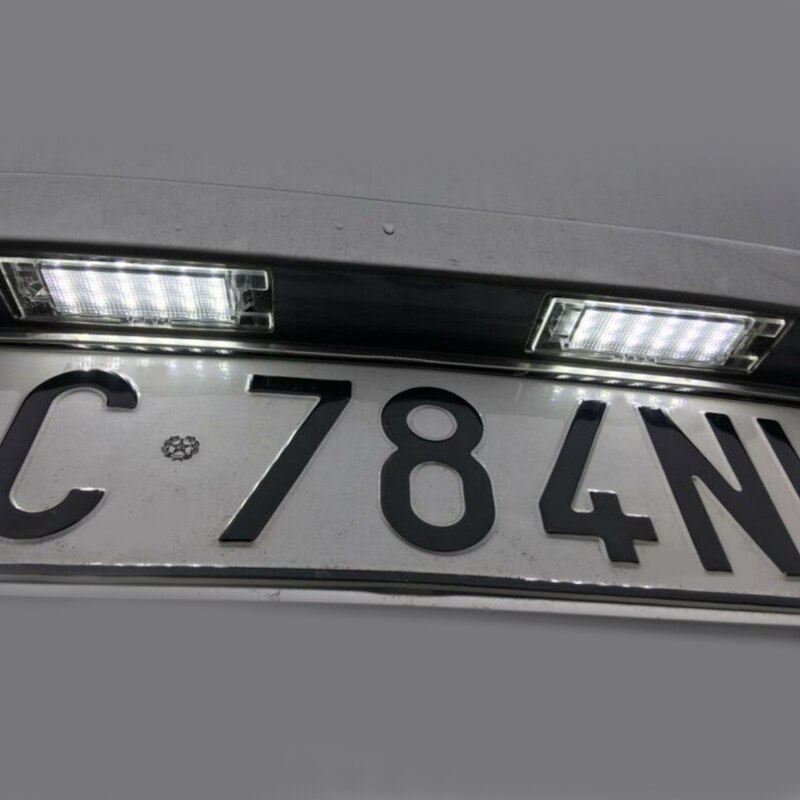 Lampadine Luce Della Targa 12V per fiat Grande Punto Marea Multipla 6500K auto Esterno