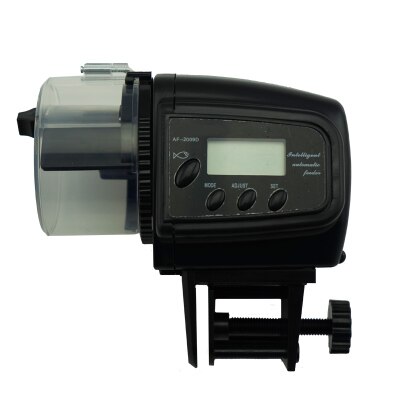 Aquarium 65Ml Automatische Vis Feeder Voor Aquarium Fish Tank Auto Feeders Met Timer Huisdier Voeden Dispenser Lcd Display Vis feeder: AF2009D LCD display
