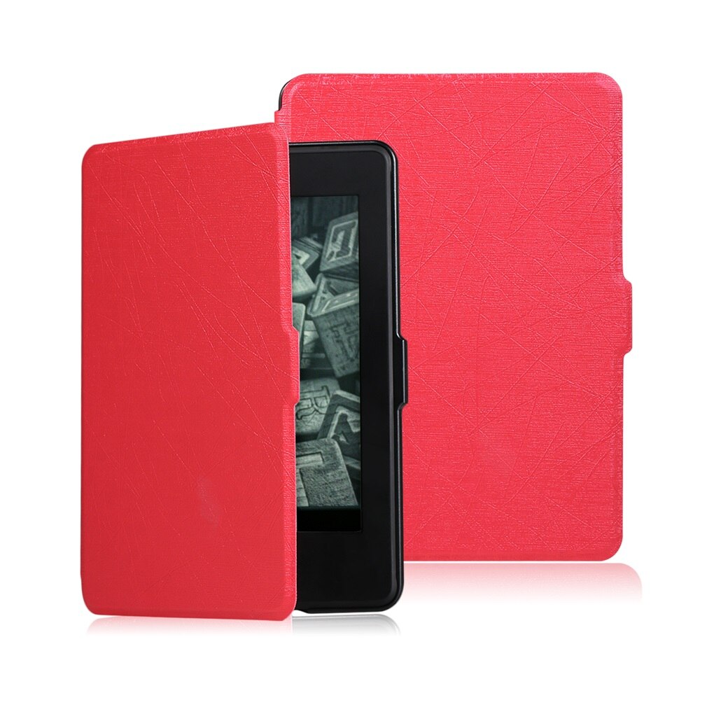 Cuero PU + ABS Ultra delgado peso ligero antideslizante resistente a los arañazos funda protectora carcasa para kindle 899