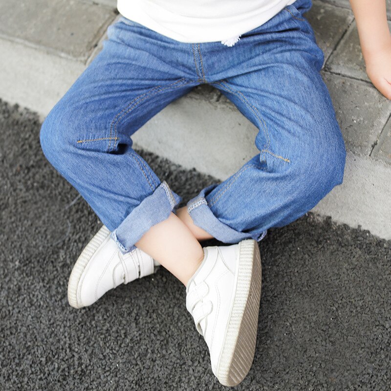 Zomer Herfst Baby Jongens Casual Jeans Kinderen Broek Kleding Kinderen Jongens Cowboy Losse Sport Casual Broek Baby kleding
