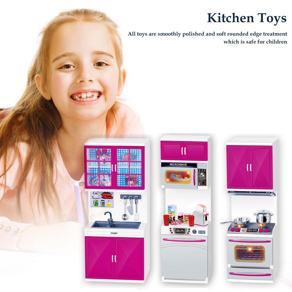 Diy Leuke Speelhuis Set Fun Kluis Mini Keuken Speelgoed Abs Milieuvriendelijke Beschermende Niet-toxisch Voor Kinderen Over 3 Jaar Oud