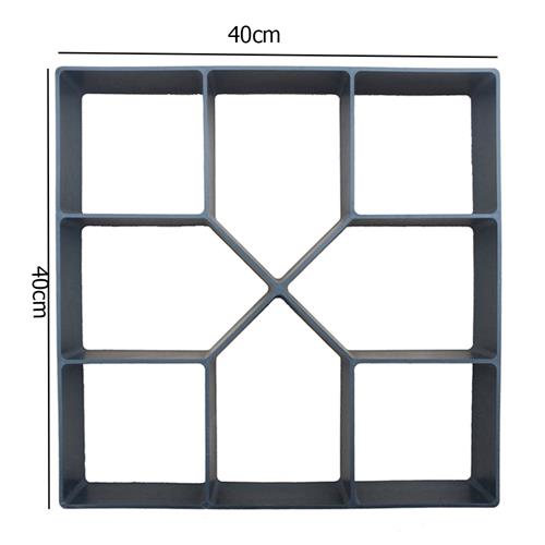 1pc manuelt hage fortau mold diy manuelt veibelegg sement betong murstein stein støpe hageverktøy diy hage: J