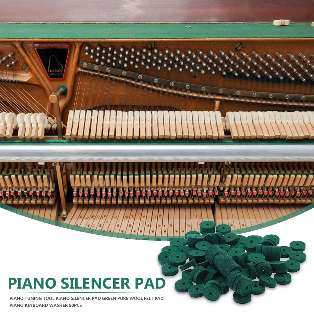 90 sztuk lekkie podkładki fortepianowe klawiatura pianina strojenie filc pierścień Podkładka instrument muzyczny naprawa części robić narzędzi