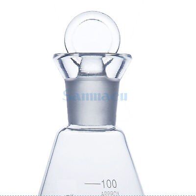Frasco de yodo de 1000ML, G3.3, cristal con tapón de pulido opaco, cónico