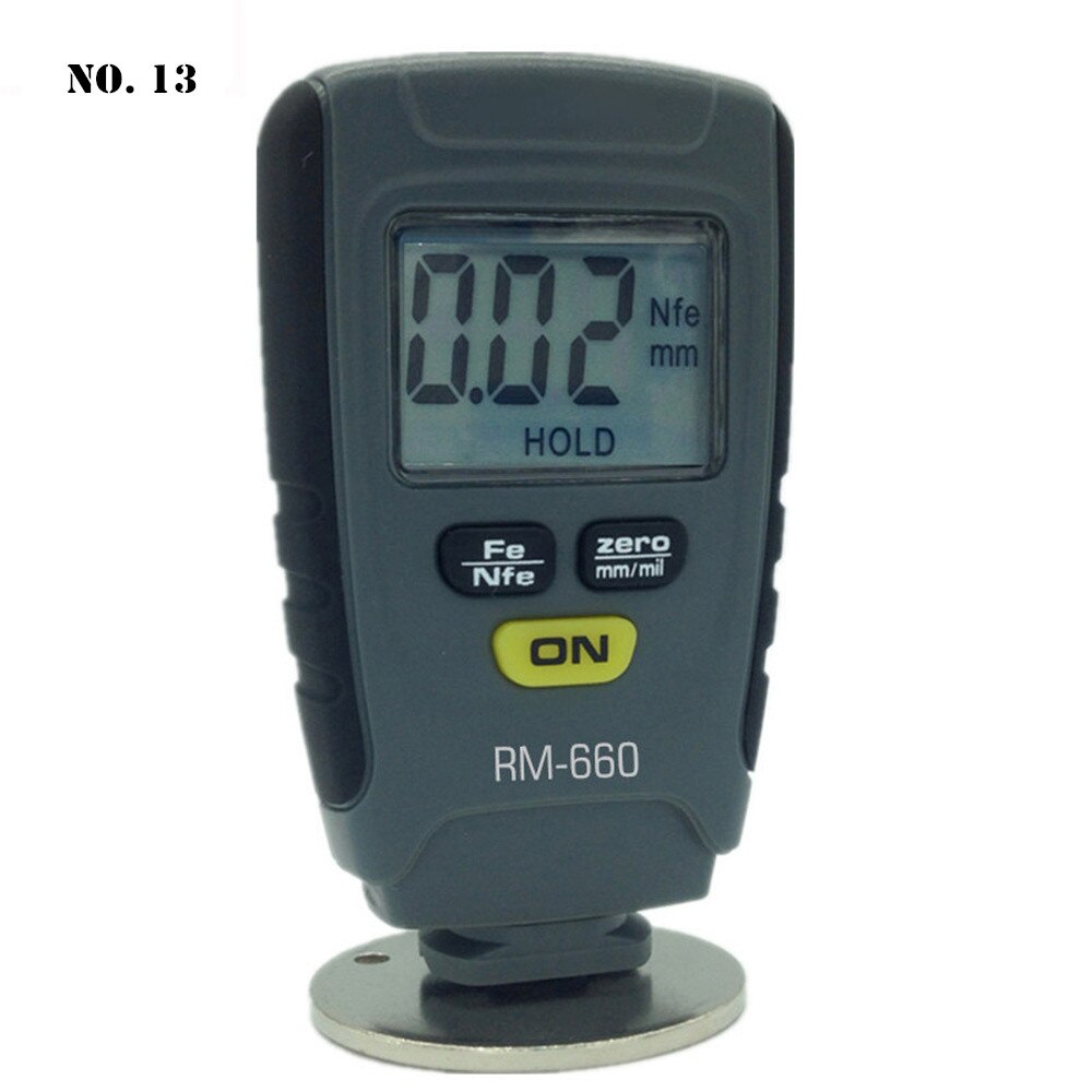 LCD Magnetic Induction Measurement Thickness Meter Digital Coating Thickness Gauge Eddy Current Measurement Combo Gauge Meter