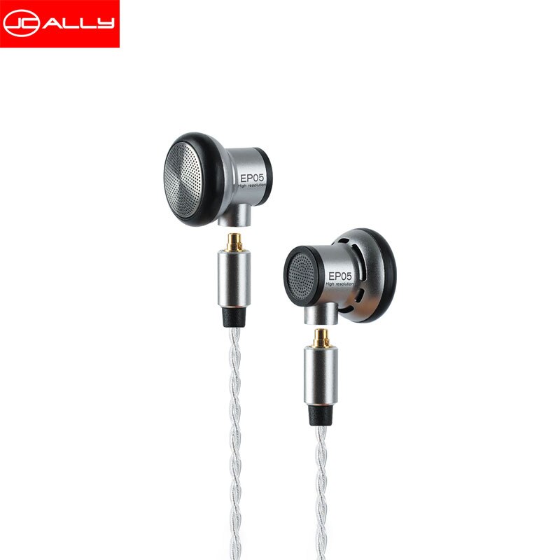 Jcally  ep05 flat head earbuds 16mm drivers high resolution pet biofilm 5n high purity ofc headphones with mmcx interchangeable cables