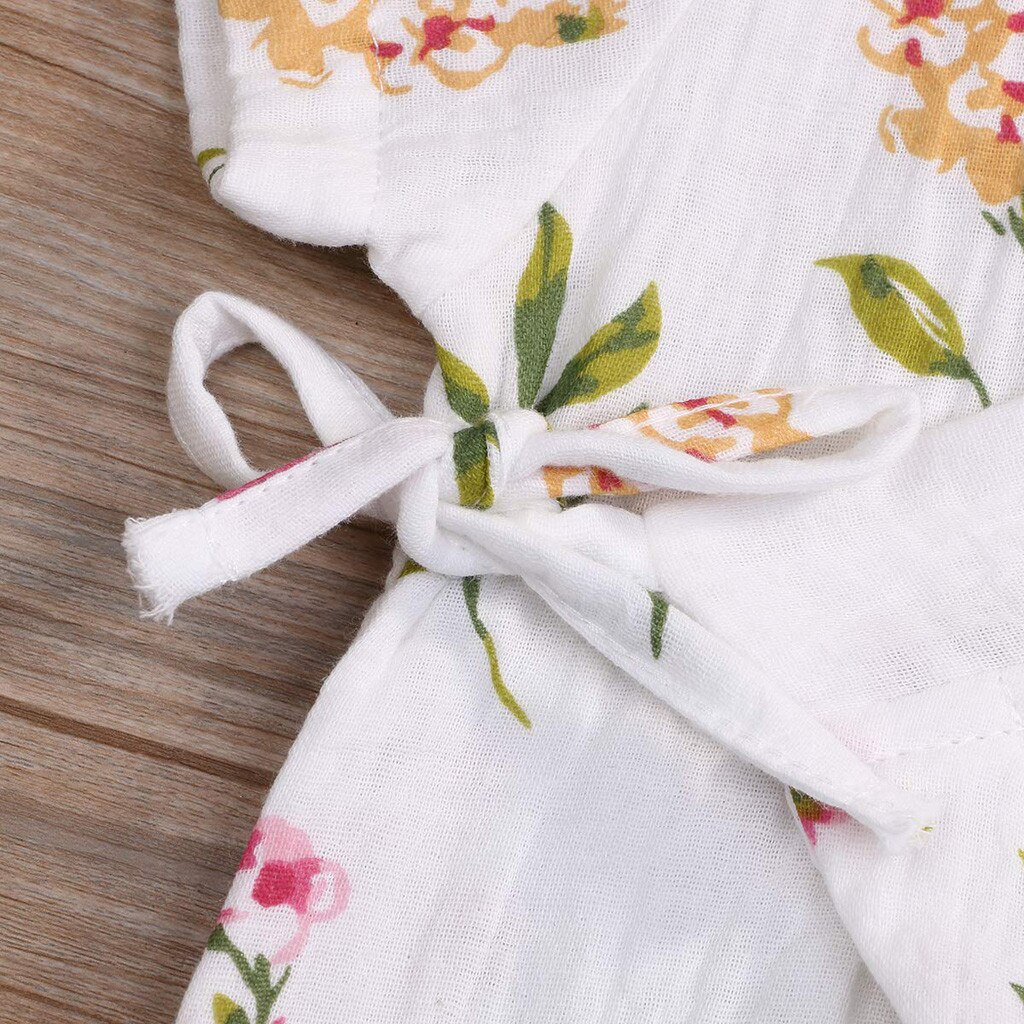 Infant Baby Boys Girls Cartoon Yarn Robe Kimono Romper Toddler Short Sleeve Jumpsuit Newborn Summer Cotton Sleepwear Costumes