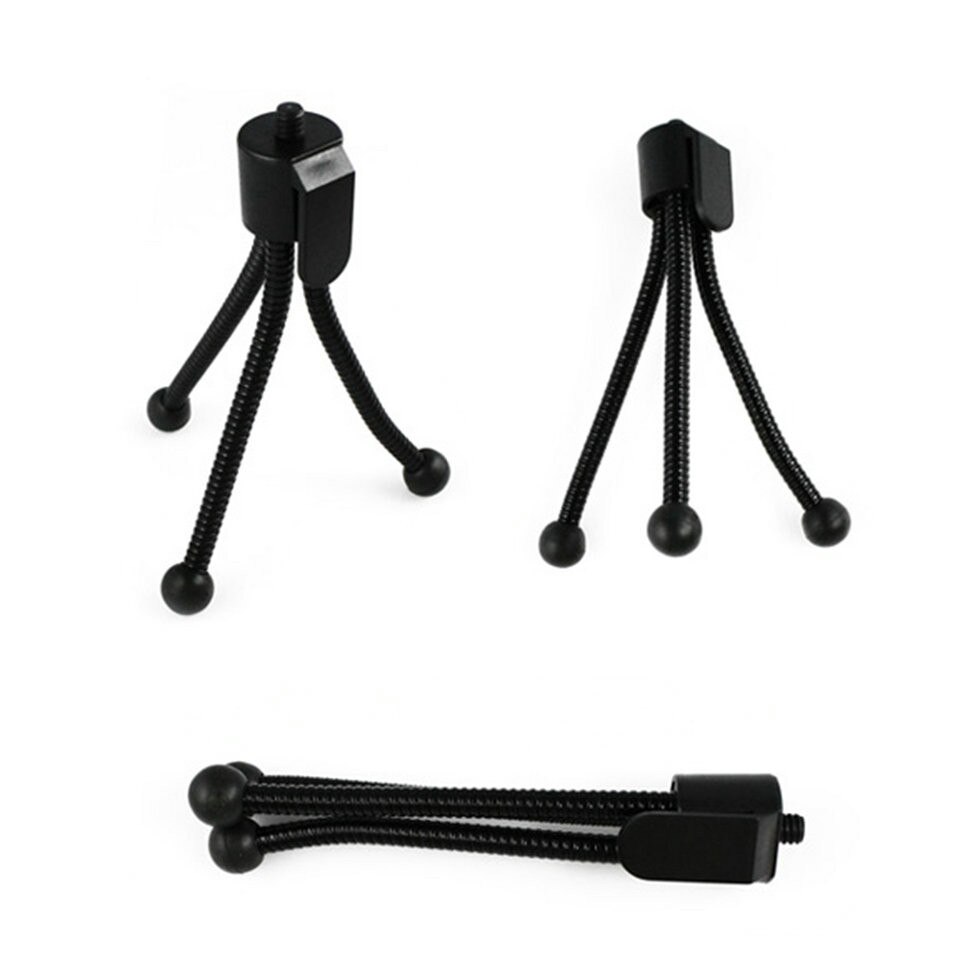 Universal Flexible Mini Portable Metal Tripod Stand for Digital Camera Webcam