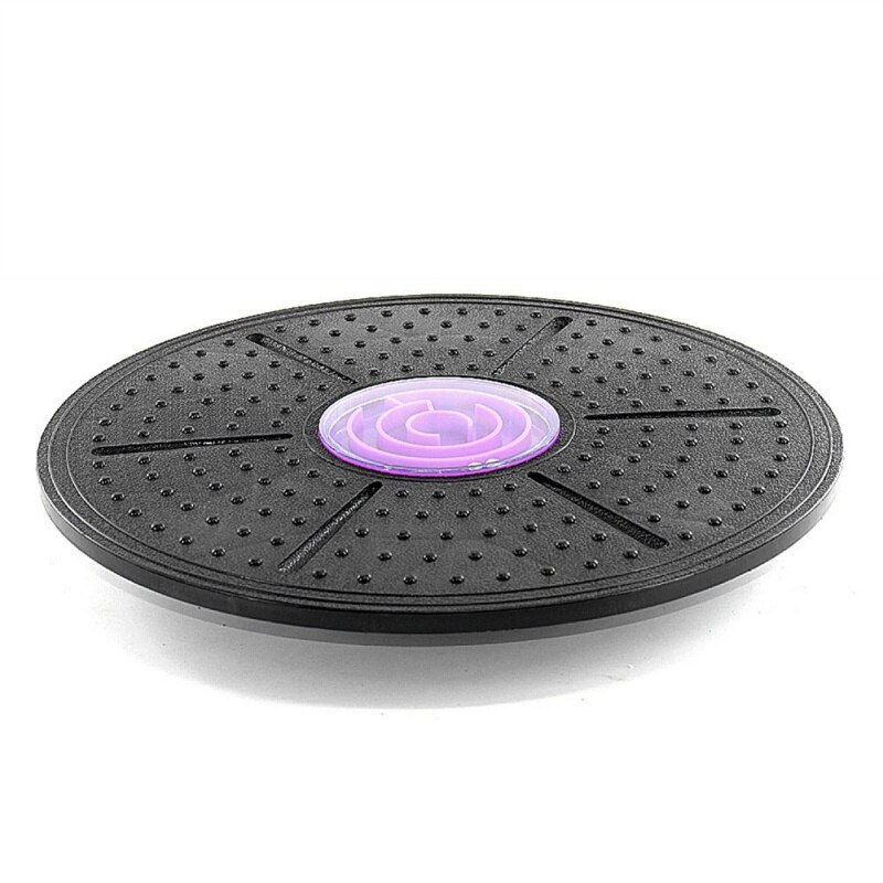 Yoga Balance Board Wobble Fitness Rotation Massage Stability Disc Round Plates Board Gym Waist Twisting Exerciser: Z