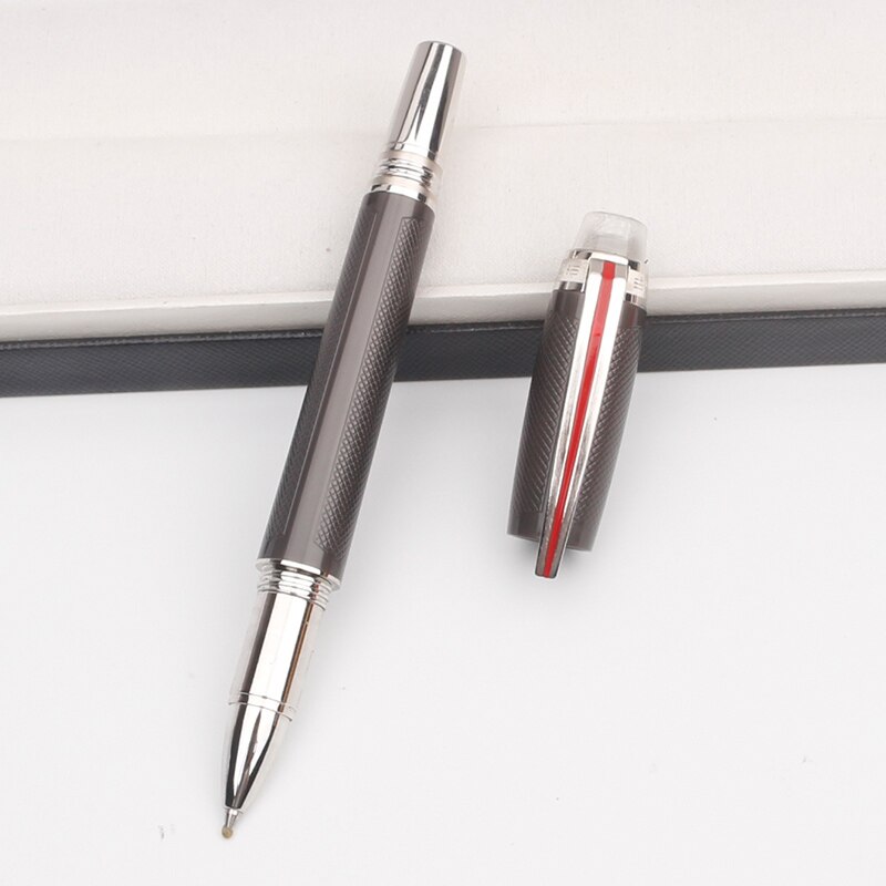 Luxury Mon Ballpoint Pen MB Blanc Rollerball Ball Point Pens PVD-plated Fittings Office Supplies Christmas Box Packaging: 7 / With box