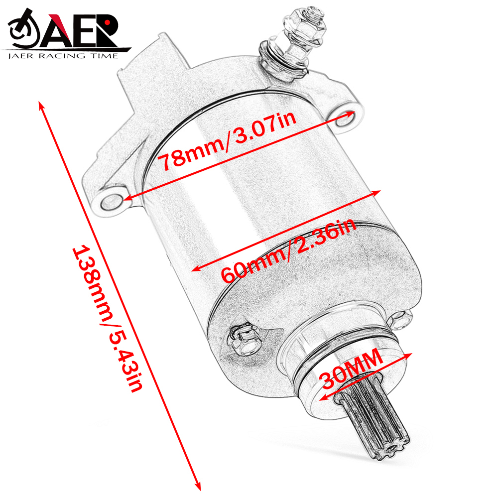 Electrical Engine Starter Motor for Gilera DNA 125 180 Runner 125 ST SC Race VX Nexus Runner 125 200 VXR Runner VXR Race/ST 200