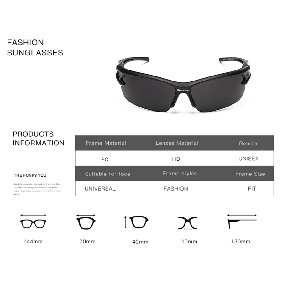 Roza solbriller udendørs vindtætte slagfaste briller nattesyn unisex  uv400 arbejdsbriller  rz0676