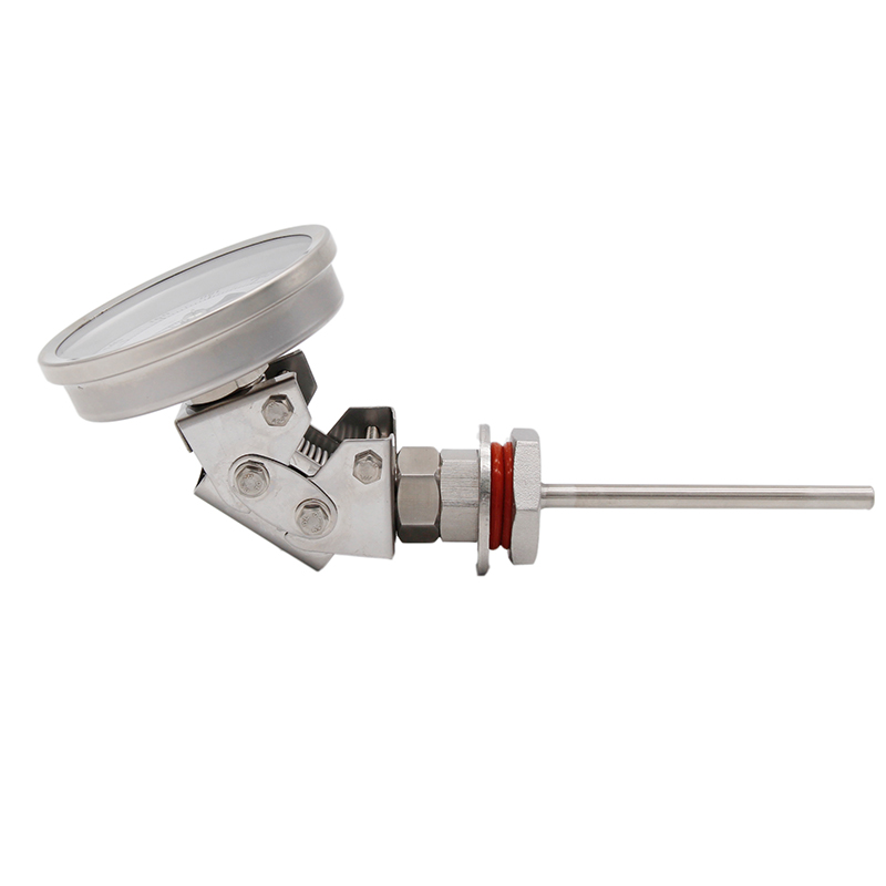Säädettävä lämpömittari  - 3 "face  x 4 " anturi 1/2 "npt 0-220 f oluenkeitin vedenkeitin/mash tun nestesäiliön lämpömittari