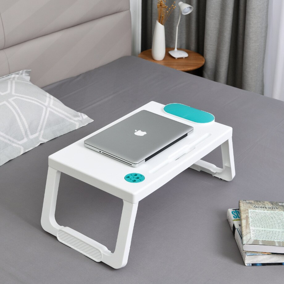 Europæisk stil moderne plastfolde bærbar skrivebord multifunktionelt doven universitet sovesal soveværelse affald tablelx 110313: C