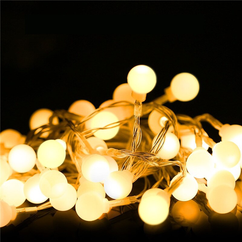 2M 20 LED Garland USB 5v Ball Fairy String Lights for Year Christmas Festival Party Wedding Lamp Home Decoration led light