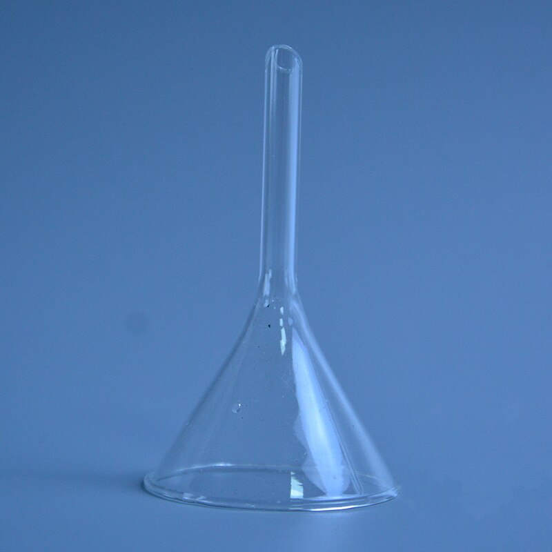 30mm/40mm/50mm/60mm/75mm/90mm Miniatur Labor Glas trichter Borosilikatglas Dreieck Trichter Labor Liefert Werkzeuge