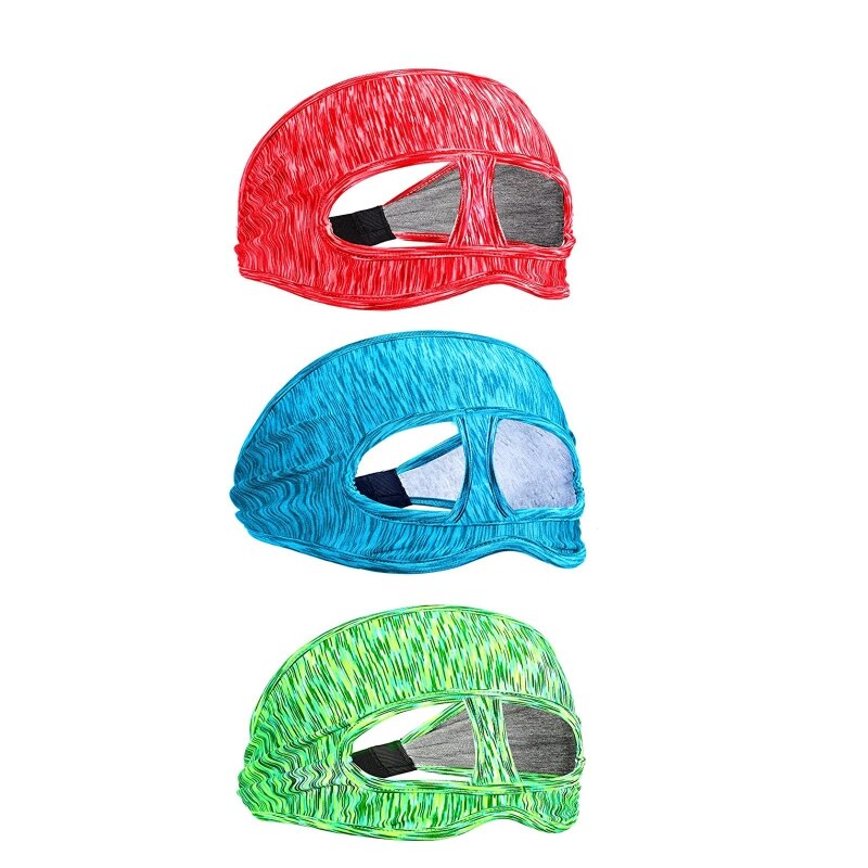 Vr-zubehör: augenmaskenbezug, atmungsaktives schweißband, verstellbare polsterung für virtual-reality-headsets (oculus quest).: Bündel 3