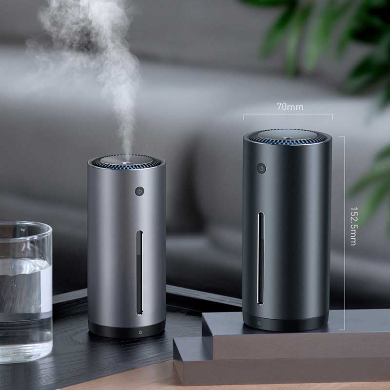 Humidificador de aire para coche, purificador de aire con USB, 300ml, nano pulverizador silencioso, herramienta de para el cuidado del aire