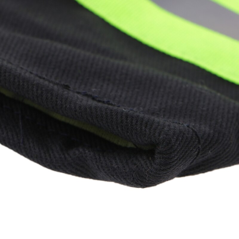 Fire Protective Gloves With Reflective Strap Resistant Flame Safety Equipment G92E