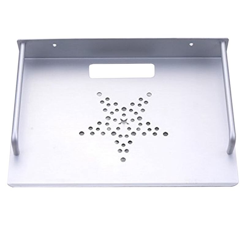 Caja de TV enrutador decodificador cajas Mini PC reproductor de DVD de una sola capa espacio de aluminio montaje en pared estante de almacenamiento soporte