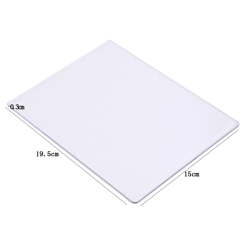 3mm 5mm Die Cutting Embossing Machine Durable Plastic Plates Replacement Pad Diy Cutting Dies Crafts Baking Embossing Plate: style 1