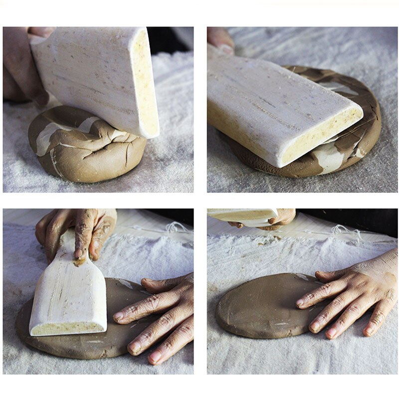 Clapper Ceramic Pottery Tools Children's Wooden Trumpet Clappers Polymer Clay Mold Making Modeling Tool