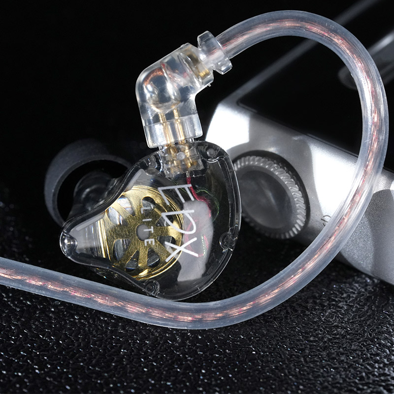 Słuchawki KZ EDX LiteDynamiczne słuchawki douszne HIFI gitara basowa Słuchawki douszne Sportowy zestaw słuchawkowy z redukcją szumów