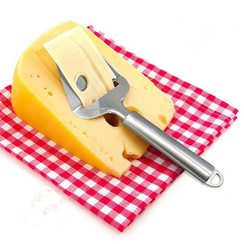 Rustfrit stål osteskovl skiver bærbar multifunktionel osteskovl til kage pizza smør bagning madlavningsværktøj