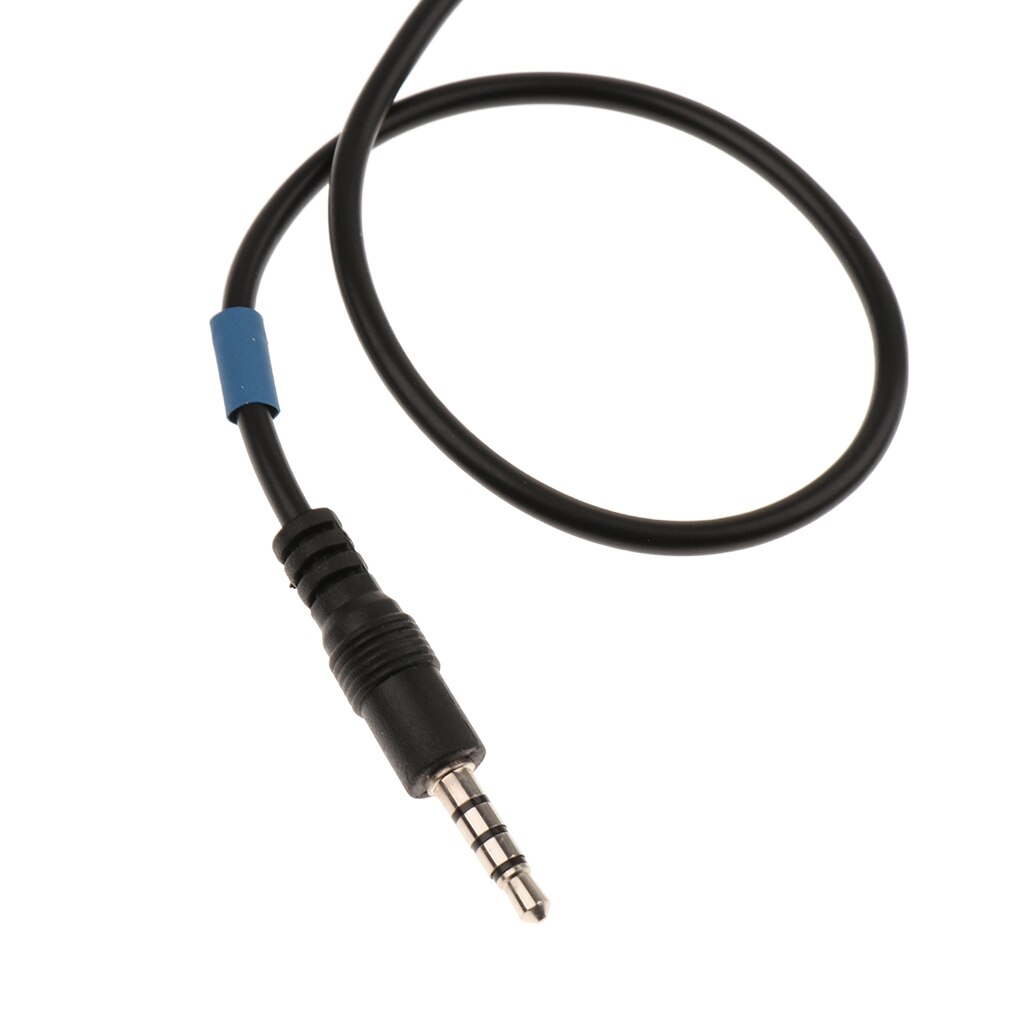 4P4C RJ9/RJ10 Female To 3.5mm Male Headset Cable Adapter Telephone Cord 40CM