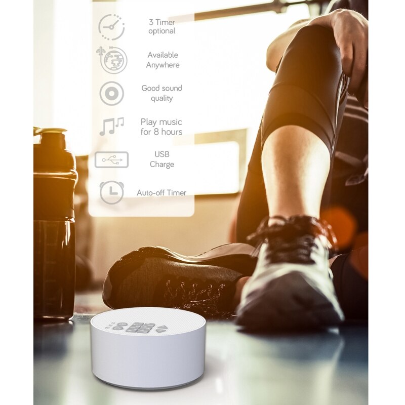 Baby Adult White Noise Machine Sleep Sound Machine with 12 Soothing Sound Q1FE