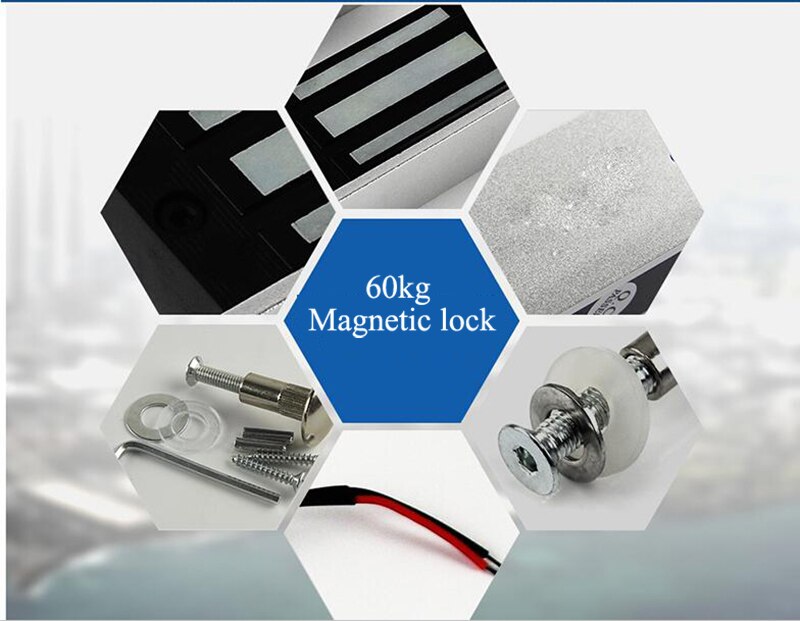 Elektronisk dørlås mini magnetiske låse 60kg dc 12v/24v 100 lbs em lås elektromagnetisk lås automatisk barriere til takagism spil