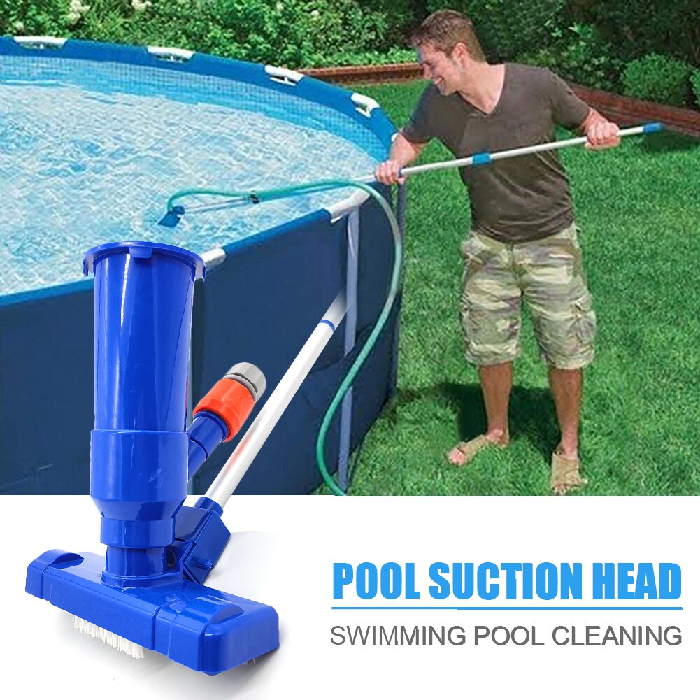 Swimming Pool Vacuum Cleaner EU/US Plug Suction Head Pond Fountain SPA Cleaner Brush with handle Cleaning Disinfect Tools